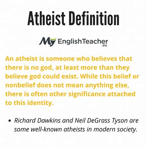 atheist definition